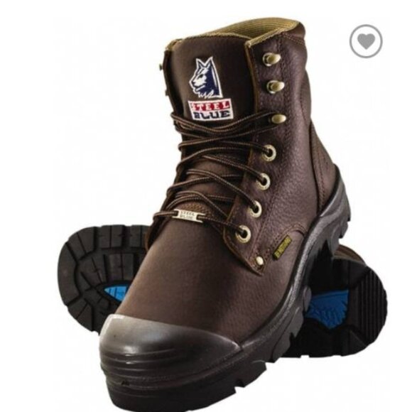 Steel Blue Men's Argyle Bump Cap Met-Guard EH Steel Toe Boots